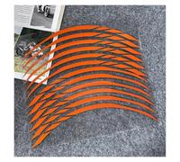 Pegatinas Universales Llantas Motocicleta 17'' | Accesorios Coración Tiras Calcomanías Reflectantes Para Rues 17 Pulgas