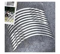 Pegatinas Universales Llantas Motocicleta 17'' | Accesorios Coración Tiras Calcomanías Reflectantes Para Rues 17 Pulgas