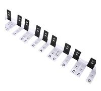 Pegatinas universales para teclado de piano de 88 teclas, etiquetas de guía para notas, etiquetas electrónicas, calcomanías adhesivas para teclado de piano para principiantes, extraíbles universales