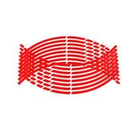 Pegatinas Universales Ruedas Motocicleta 17"18" | 16 Uds. Pegatinas Rueda Motocicleta Cinta Reflectante Llanta Coche Calcomanías Coche Y Motocicleta