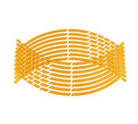 Pegatinas Universales Ruedas Motocicleta 17"18" | 16 Uds. Pegatinas Rueda Motocicleta Cinta Reflectante Llanta Coche Calcomanías Coche Y Motocicleta