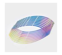Pegatinas Universales Ruedas Motocicleta 17"18" | 16 Uds. Pegatinas Rueda Motocicleta Cinta Reflectante Llanta Coche Calcomanías Coche Y Motocicleta
