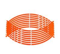Pegatinas Universales Ruedas Motocicleta 17"18" | 16 Uds. Pegatinas Rueda Motocicleta Cinta Reflectante Llanta Coche Calcomanías Coche Y Motocicleta