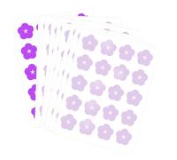 Pegatinas UV 200 Piezas En Forma De Flores Parches UV Cambiando La Detección De Color Transparente | Recordatorios Para La Protección Del Sol Protección Solar De La Piel Del Sol Prevención De Br