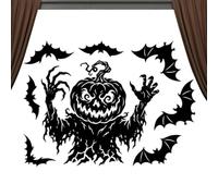Pegatinas Ventanas Halloween Para Decoración adhesiva para espejos con | Pegatinas de puertas de Halloween para casa, habitación, fiesta, tienda, restaurante, escuela, dormitorio puerta