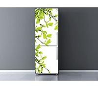 Pegatinas Vinilo para Frigorífico Ramas almendros | 200x70cm | Adhesivo Resistente | Pegatina Adhesiva Decorativa de Diseño Elegante