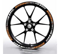 PegatinasPara Llantas De Motocicletas para Duke 390 125 RC 690 790 990 890 1190 1290 Pegatina Reflectante Rueda Motocicleta Llanta Ready To Race Calcomanías Impermeables 17 Pulgadas(17 Inch B)