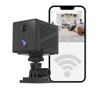 PEGATISAN Mini cámara de vigilancia interior WiFi para caja 1080P Mini cámara inalámbrica microcámara con visión nocturna detección de movimiento con visión remota