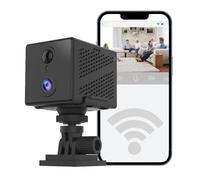 PEGATISAN Mini cámara de vigilancia interior WiFi para carcasa - 1080P Mini cámara inalámbrica microcámara con visión nocturna detección de movimiento y visión remota