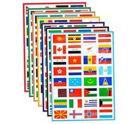 Pegatizas de bandera, calcomanías de campo, bandera mundial impermeable de 196pcs, autoadhesivo, 1.8x1.2 mini país para eventos deportivos al aire libre, viajes, escuela