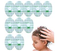 Pegatizas de orejas - 100 piezas de seguridad de seguridad de ducha | Cubiertas de orejas impermeables | Cinta adhesiva para niños para bañarse, snorkel, surf, champú, deportes acuáticos, protección d