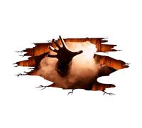 Pegatizas de suelo 3D de Halloween - Pegatinas de pared extraíbles decoración artística Horror Fancy | Decoración para fiesta casera, anuncio, sala de estar, dormitorio, ventana, pasillo, bar, accesor