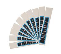 Pegatizas de Violín para Principiantes - Diforo e Accesorios de Instrumentos Musicales para 4/4 Violín BC05 (BC01 4/4 negro) (BC02 3/4 negro) (BC03 1/8 borde azul)