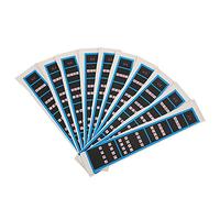 Pegatizas de Violín para Principiantes - Diforo e Accesorios de Instrumentos Musicales para 4/4 Violín BC05 (BC01 4/4 negro) (BC02 3/4 negro) (BC03 1/8 borde azul) (BC04 1/8 negro) (BC05 4/4 borde