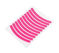 Pegatizas Reflectantes de la Bicicleta para niños Cicatrices Adhesivas para Bicicletas Capacas de Seguridad de Cinta para niños Bicicletas PVC RECHELA REFLEXTA 10 Tiras 90 mmx7mm (Rosado)