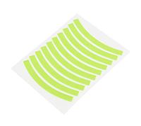 Pegatizas Reflectantes de la Bicicleta para niños Cicatrices Adhesivas para Bicicletas Capacas de Seguridad de Cinta para niños Bicicletas PVC RECHELA REFLEXTA 10 Tiras 90 mmx7mm (Amarillo