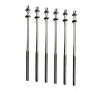 Pegciuho 6x Varillas de Tensión para Batería, Tornillos de Montaje para Bellotas de Batería, Pernos de Bellota de Batería de 5 Mm, Tornillos para Juego de Bate, M5x120mm
