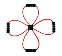 Pegciuho Banda de Resistencia Cinta Elástica Equipo para Estirar Correa Expansora Banda de Tonificación con Agarre Cómodo Adecuada para Rutinas de Gimnasio Y H, Rojo