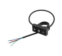 Pegciuho Botón Pulsador para Panel de Instrumentos Electrónico, Compatible con Manillares de 22,2 Mm, Resistente a La Intemperie. Piezas para Ordenador de a Bo