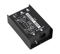 Pegciuho Caja de Audio Pasiva de XLR de 6,35 Mm para, Unidad DI para Profesionales de Actuaciones, Mononucleosis