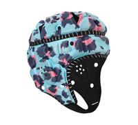 Pegciuho Casco de Rugby, Casco de Fútbol Americano, Acolchado Suave, Equipamiento para Scrum, Protección Ligera para La Cabeza de Los Niños, Ideal para Entrena, Azul Púrpura