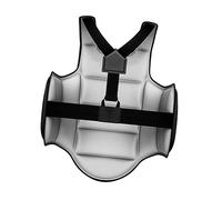 Pegciuho Chaleco Protector de Taekwondo, Equipo de de Costillas, Escudo Ajustable, Protector de Pecho de Karate para Mujeres, Hombres Y Niños, Artes M, Negro S