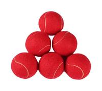 Pegciuho Conjunto de 6 Pelotas de Tenis para Perros Y Actividades, Rojo