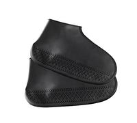 Pegciuho Cubrezapatos de Silicona para Actividades Al Aire Libre, negro