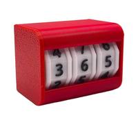 Pegciuho de Escritorio Digital Life Counter con Temporizador, Diario, Seguimiento Y Establecimiento de Objetivos, Fabricado, Rojo