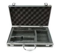 Pegciuho Estuche para Micrófono, Caja de Instrumentos, Resistente con Hebilla, para Transmisiones, Escenarios Y Retransmisiones. Caja de Almacenamiento, Negro