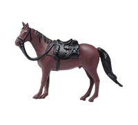 Pegciuho Figura de Caballo Miniatura Caballo Modelo Resina Realista Escala 1 64 Artesanía Vistosa Adecuado para Ambientación Temática Belenes Estudio de, MarrÓn