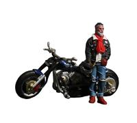 Pegciuho Figura en Miniatura a Escala 1:64, Mini Figura Humana, Motocicleta, Pequeño Adorno Decorativo, Miniatura Coleccionable, Diorama de Modelo, Hombres