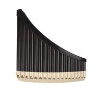 Pegciuho Flauta de Pan, Instrumento Musical Folclórico, Flauta de Pan de Resina con Boquilla Deslizante, Tradicional para Instrumentos de Viento-madera, Regalo, 18 tubos marrones