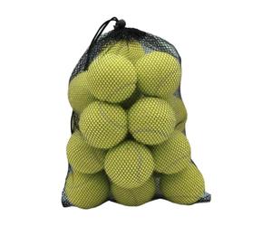 Pegciuho Juego de 20 Pelotas de Tenis de 6,4 Cm para Actividades Deportivas Al Aire Libre, Amarillo