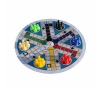 Pegciuho Juego de Ajedrez Tapete Antideslizante Tablero de Tela Juego Estratégico Diseño Portátil Tablero Circular Adecuado para Reuniones Familiares Fiestas Actividades al Aire Libre, H23mm D16mm