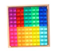 Pegciuho Juego de Bloques Cúbicos Apilables, Juguete para Desarrollar La Conciencia Y La Resolución de Problemas. Cubos de Resina, Juego de Bloques de