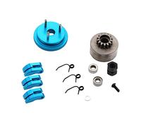 Pegciuho Kit de Volante de Inercia de 14 Dientes con Zapatas de Rodamiento / 8 Coches RC, Azul