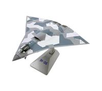 Pegciuho Maqueta de Avión de J36 a Escala 1/144, Modelo de Avión de Ataque, Adorno de Recuerdo con Base de Exhibición, Ideal para de Avion