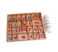 Pegciuho Materiales Didácticos para Niños: Alfabeto Móvil, Lenguaje, Jardín de Infancia, Ortografía, Juguetes de Aprendizaje Temprano, Actividades para Niños D, con pequeñas Mat