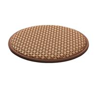 Pegciuho Meditación Mat Redondo Almohadilla Asiento Antideslizante Decorativa Confort Práctica Fácil de Limpiar Multifuncional Adecuada para Meditación, Style B, Diámetro 50cm