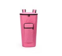 Pegciuho Mochila para Djembe Estuche Protector Tambor Africano con Asas Y Correas Ajustables Material Resistente Adecuada para Ensayos Y Presentaciones, 12inch Pink
