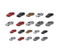 Pegciuho Modelo de Coche a Escala 1/87 1/75 Vehículo Aparcamiento de Coches DIY Ferrocarril Adorno de Escritorio Diseño de Paisaje Diorama Adornos de E