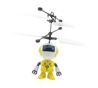 Pegciuho Robots Voladores de Juguete, Juguetes Voladores, Drones Creativos, Pelota Voladora Ligera, Regalo para Niños Y Niñas, Apto para Uso en Interiores Y Ex, Amarillo