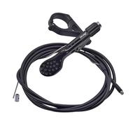Pegciuho Telescópica para Bicicleta con Palanca, Ligera, Accesorio de Repuesto para Bicicleta, para Enrutamiento Externo E Interno, para Ciclismo, Negro