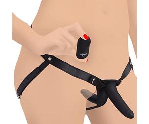 Pegger Beginner Vibrating Double Dildo + Harness