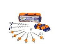 Peggy Peg Juego de fijación para toldo Resistente con Placas de Anclaje Fix&Go 2.0 y Clavijas de Acero Inoxidable - Soporte de Suelo para Fijar los pies del toldo al Acampar - para Suelos