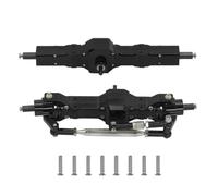 PEGGYLIN Conjunto de Eje Trasero Delantero Mejora Metal, Compatible con WPL 1/10 C74 1/16 C14 C24 C34 C54 B14 B24 Feiyu JJRC, Accesorios repuestos Coche teledirigido