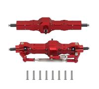 PEGGYLIN Conjunto de Eje Trasero Delantero Mejora Metal, Compatible con WPL 1/10 C74 1/16 C14 C24 C34 C54 B14 B24 Feiyu JJRC, Accesorios repuestos Coche teledirigido