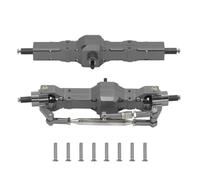 PEGGYLIN Conjunto de Eje Trasero Delantero Mejora Metal, Compatible con WPL 1/10 C74 1/16 C14 C24 C34 C54 B14 B24 Feiyu JJRC, Accesorios repuestos Coche teledirigido