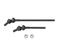 PEGGYLIN Eje de Portal Delantero y Trasero desplazado Aluminio F9 con Soportes servo, Compatible chasis Axial Capra 1.9 UTB AXI03004 LCG Crawler RC 1/10(2Pcs Drive Shaft CVD)